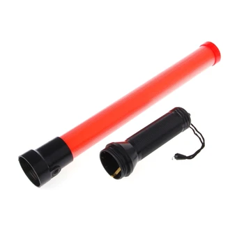 Пластиковая дорожная палочка, мощный светодиодный фонарик, 3 режима настройки стробоскопа Изображение 2