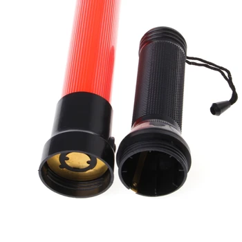 Пластиковая дорожная палочка, мощный светодиодный фонарик, 3 режима настройки стробоскопа Изображение 4