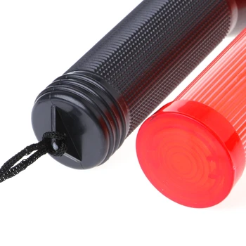 Пластиковая дорожная палочка, мощный светодиодный фонарик, 3 режима настройки стробоскопа Изображение 5