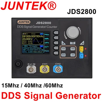 JUNTEK JDS2800-40M Генератор сигналов 40 МГц С функцией цифрового управления DDS Двухканальный Частотомер Генератор сигналов произвольной формы