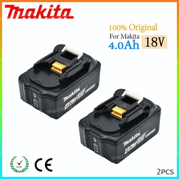 2ШТ 18 В 100% Оригинальный Makita 4000 мАч BL1830 BL1815 BL1860 BL1840 194205-3 Литий-ионный Сменный Аккумулятор для электроинструмента