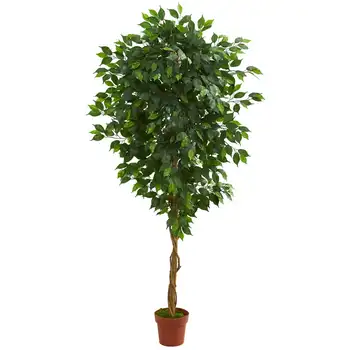 Искусственное дерево фикус 6 `, зеленый