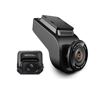 4K Ultra HD 2160P 60fps IMX323 Датчик Автомобильный Видеорегистратор с двумя объективами Wifi GPS Dash Cam ADAS 1080P Камера Заднего Вида Ночного Видения Видеорегистратор