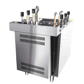 Коммерческий автоматический подъемник с 3 корзинами для приготовления лапши, котел для приготовления лапши для ресторана Изображение 4