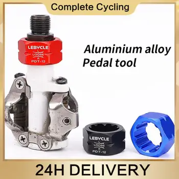 Установка инструмента для снятия педали велосипеда, инструмент для педали велосипеда из алюминиевого сплава для горной дороги, инструмент для обслуживания всех 10-ступенчатых педалей