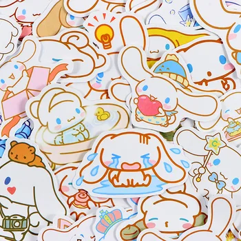 50/100 шт. Новые наклейки Sanrio Аниме Kuromi Cinnamoroll My Melody Hello Kitty, детские милые креативные водонепроницаемые игрушки, подарки для детей