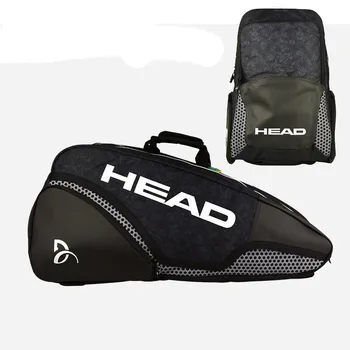 Джокович, Оригинальная теннисная сумка с головой, Мужская сумка, Спортивная сумка Для женщин, Рюкзак, Сумка для Бадминтона