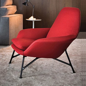 Офисное Роскошное кресло для гостиной, Эргономичный пол, Искусственная кожа, Стильное кресло для гостиной, Большая спальня, мебель Sillas Nordic Изображение 2