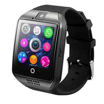 Bluetooth Смарт-часы с камерой Женские Мужские Смарт-часы для SIM-карты TF, трекер фитнес-активности, Спортивные часы Android-часы