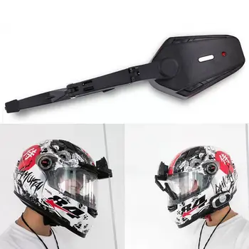 Мотоциклетный шлем Универсальные защитные аксессуары для стеклоочистителей с совместимым козырьком Большинство водонепроницаемых стеклоочистителей класса IP5 Зарядка Q4W3