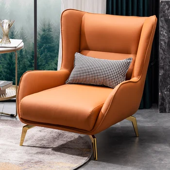 Офисные стулья в скандинавском стиле, дизайн гостиной и столовой, минималистичные роскошные стулья, эргономичное современное кресло-шезлонг, мебель для гостиной Изображение 1