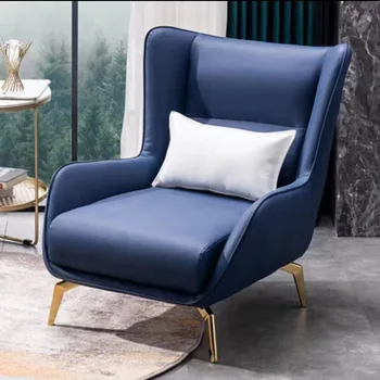 Офисные стулья в скандинавском стиле, дизайн гостиной и столовой, минималистичные роскошные стулья, эргономичное современное кресло-шезлонг, мебель для гостиной Изображение 4