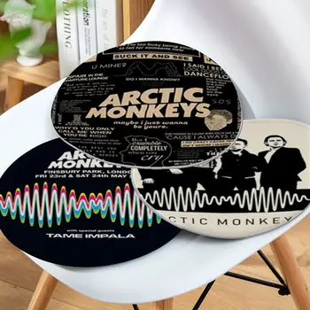 Arctic Monkeys Классический четырехсезонный коврик для стула, патио, Домашняя кухня, Офисное кресло, Подушки для дивана, 40x40 см, коврик для сиденья