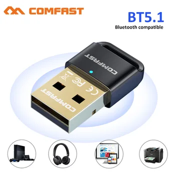 Bluetooth 5.1 Мини Беспроводной USB Bluetooth 5.0 Адаптер-ключ 4.0 Музыкальный Аудиоприемник Передатчик для ПК Динамик Мышь Ноутбук