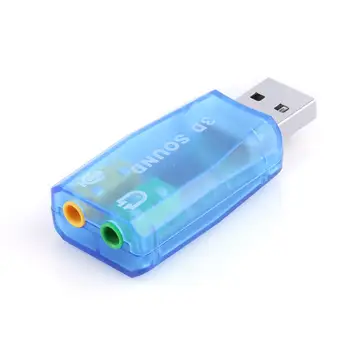 Внешний USB o 3,5 мм микрофон Разъем для наушников Звуковая карта 3D аудиогарнитура Адаптер микрофона для настольного ПК ноутбука