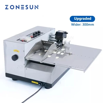 Печатная машина для пластиковых пакетов ZONESUN 3-30 см My-380F Для производства рулонов твердых чернил, карточек для кодирования, бумажных пакетов, Машина для печати непрерывной даты