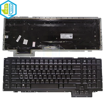 Клавиатура с подсветкой для ноутбука HP Omen X 17-AP 17-ap000 17-AP030NG, Игровая Клавиатура для ноутбука, Английские Клавиатуры с подсветкой, Новые 2B-BB516H100