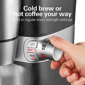 Кофеварка Craft Rapid для приготовления холодного и горячего кофе, Для Приготовления молотого кофе на одну порцию, вместимость 16 унций, Черная, 42501 Изображение 5