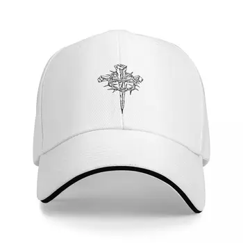Бейсбольная кепка с инструментальной лентой для мужчин и женщин, крест для ногтей и терновый венец. Рыболовные кепки, черные шляпы Boonie, шляпа женская