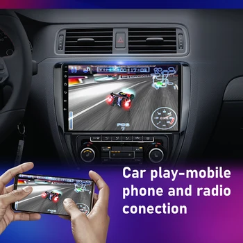 Android 11 2Din Автомобильный Радиоприемник Мультимедийный для Volkswagen VW Sagitar Jetta 6 Bora 2011-2018 Плеер Carplay Стерео Динамики Головного устройства Изображение 1