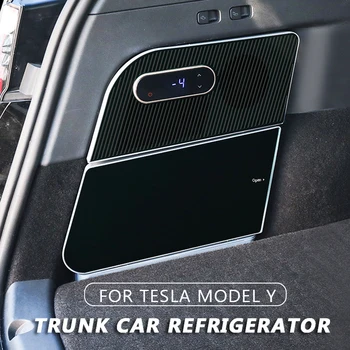 Компрессор Для Охлаждения Багажника Автомобильного Холодильника LHD RHD Аксессуары Для Холодильника Tesla Model Y 2019-2023 Магазин Дорожных Холодильников Изображение 3