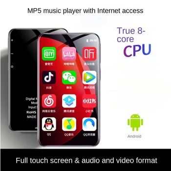Новый Модный музыкальный плеер Walkman с Большим Экраном Android Smart WIFI Internet Mp3 Mp4 Mp5 С Полным Сенсорным экраном и Переводом На английский